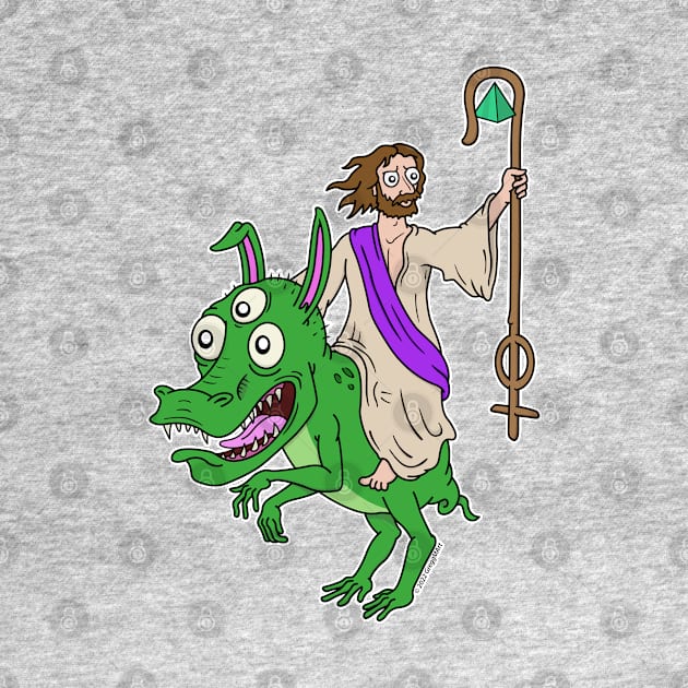 Dino Jesus by Gregg.M_Art